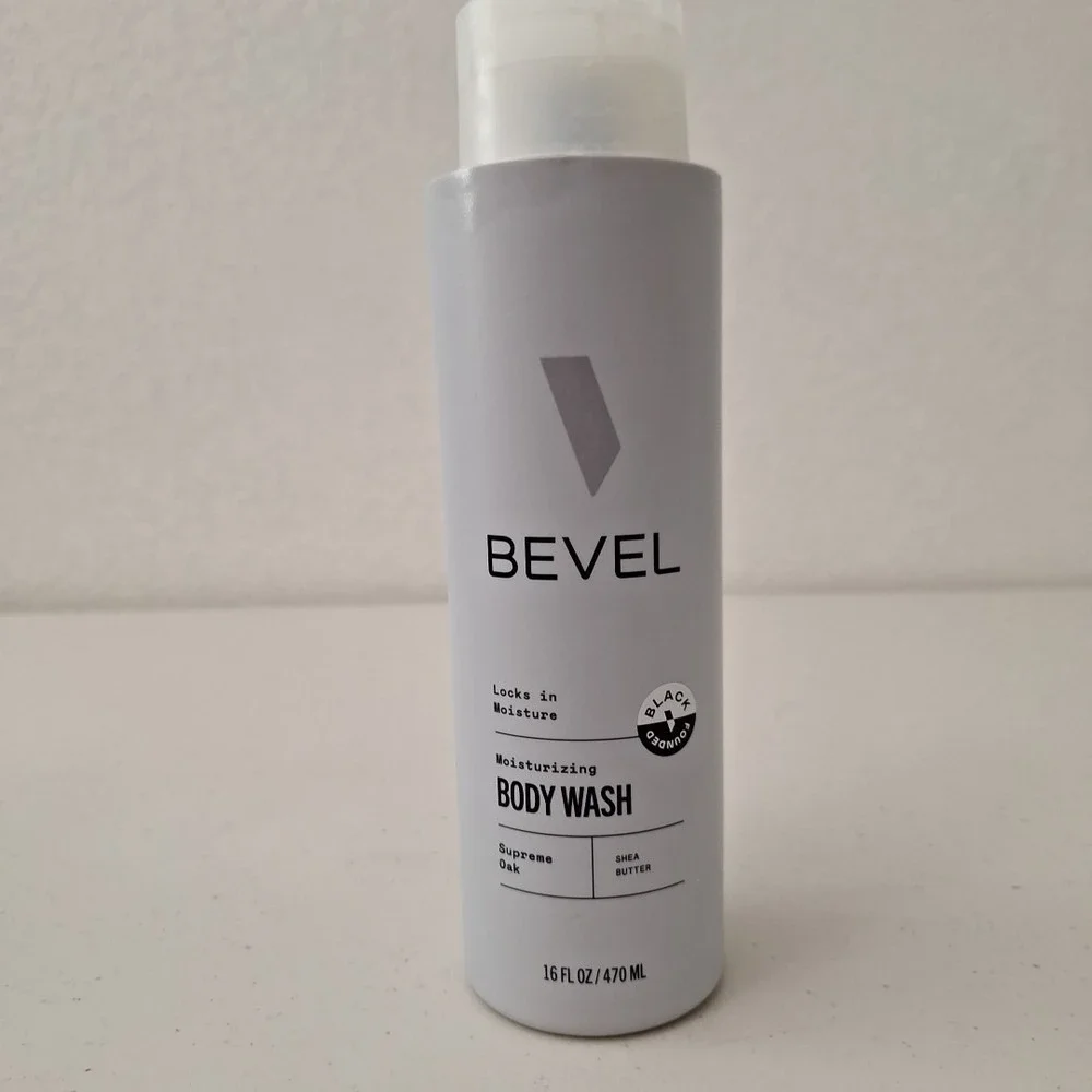 BEVEL Moisturizing Body Wash for Men *SUPREME OAK* Shea‎ Butter 16 fl oz.
